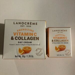 Energizing Vitamin C  & Collagen day and eye cream bundle-New Zealand Skincare